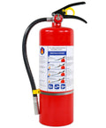 Badass 10 LB ABC Fire Extinguisher Dry Chemical Multi Purpose with instruction label for fire safety use.