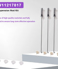 Washer Suspension Rod Kit 26.5 Inch Fits Whirlpool Maytag Amana Kenmore WTW4655JW0 WTW4655JW1 WTW4655JW2 four rods on display