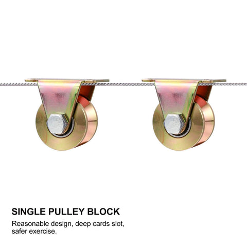 Heavy Duty Steel Pulley Block Pair With V Type Groove Wheel Sliding Gate Roller Track Wheel For Industrial Sliding Doors Hardware Designed To Minimize Vibration And Quietly Support Heavy Doors In Rail And Gate Systems