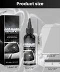 Windshield Repair Kit for DIY Fixes, Professional Auto Glass Repair Fluid with Tools for Chips, Bullseye, Cracks, 50ml Bottle.