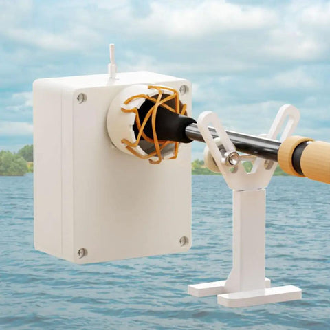 Fishing Rod Repair Kit And Winding Tool For Epoxy Resin Drying With Quick Change Chuck And Multi Speed Clamp Anti Tilt Stand