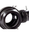 Close-up of Deluxe Off Axis Guider For Astrophotography With Fixed Orientation Helical Focuser showing metal build and 12.5mm prism.