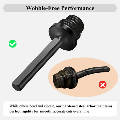 Two Pack Hole Saw Arbor Adapter For A1 A2 A10 Arbors Fits Removal Pilot Bit Enlarging Holes Made Easy By Using A Smaller Saw