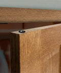2 Pack Metal Drive In Closet Ball Catch in Matte Black Finish installed on a wooden door edge showing partial door and frame