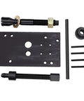 Pro Inner Camshaft Bearing Installer Tool For M8 Cycle Engines Comes With Support Plate And Assembly Kit Built To Help You Swap Parts Quick And Get Your Bike Humming Like A Dream For Life No Stress Involved Here For Real Riders Only, black metal kit