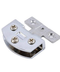 Shower Door Hinge Set For 5-9mm Glass That Holds Up Like A Boss Stainless Steel Pivot Hinges visible on white background