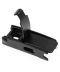 Draw Hasp Hinge Latch 4 Inch Matte Black Steel Durable Rust Resistant Heavy Duty Locking Hardware for small boxes and craft projects