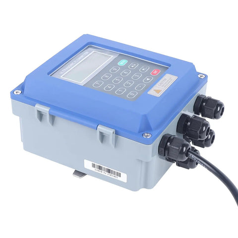 Wall Mounted Non Contact Ultrasonic Water Flow Meter With Bi Directional Digital Measurement IP65, Pro Grade Accuracy 1 Percent