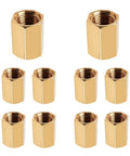 Rust-Resistant 3/16 Brake Line Fittings With 3/8-24 Precision Thread, Universal Double Flared Brake Line Adapter Kit For Automotive And Truck Repair, Inverted Flare Compatible, Secure Tight Connections brass union fittings set