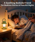 Kid Friendly Lantern With Three Color Modes And USB C Charging The Ultimate Night Light For Bedroom next to sleeping child