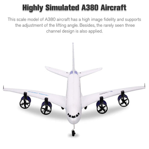 Beginner Friendly 3 Channel RC Airplane With 2.4G Remote Control Easy to Fly EPP Foam Fixed Wing Glider Aircraft Durable EVA Wheels