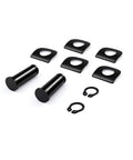 4 Pack Footpeg Mount Pins Kit with Washers and Retaining Clips for Harley Touring Dyna Sportster Softail, front view