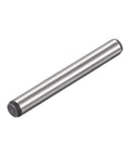 One Eighth Inch By One Inch Dowel Pins, Heat Treated High Alloy Steel For Extra Hardness, shown at an angle, bright finish, single pin.