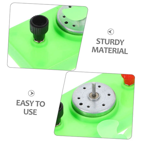 Close-up of Mini Solar Powered DC Motor For Science Experiments And Hands On DIY Projects highlighting sturdy and easy-to-use design.