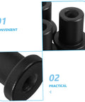 Heavy Duty Carbon Steel Barn Door Clamps And Sliding Door Replacement Spacers Set close-up, showing detailed texture and design