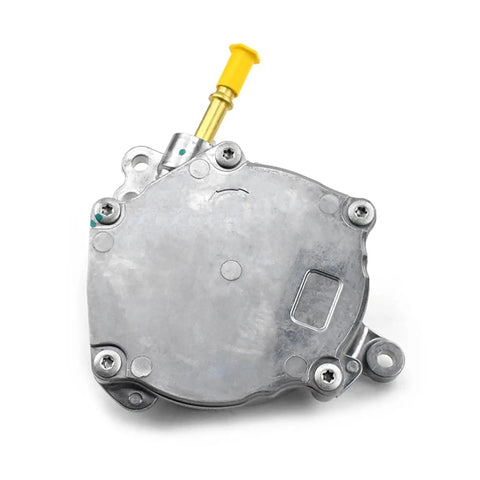 Heavy Duty Brake Booster Vacuum Pump Built Tough For Sweet Stopping Power And Rock Solid Reliability Compatible With Toyota Camry Rav4 Avalon 2.5L Engines 2018 2023 showing metal housing with connection port.
