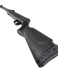 22 Caliber Bolt Action Air Rifle With Safety Lock All Black Finish Rifled Steel Barrel 470 To 570 FPS Single Shot Pellet Gun
