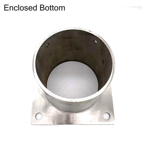 Sturdy Stainless Steel Fence Post Brackets For Concrete Bases, Adjustable Post Base Anchors For Decks, Porches, Handrails, Railing And Pergolas, No Fuss DIY Gazebo Fencing Kit Hardware, 20mm Diameter