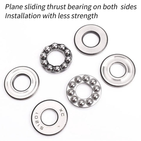 Thrust bearings with visible ball bearings for Heavy Duty Bike Headset Cup And Bottom Bracket Press Install Tool