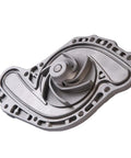 Premium Engine Water Pump Kit With Gasket For V6 3.5 Liter And 4.0 Motors showing silver pump assembly with gasket, ideal for Chrysler, Dodge, Volkswagen.