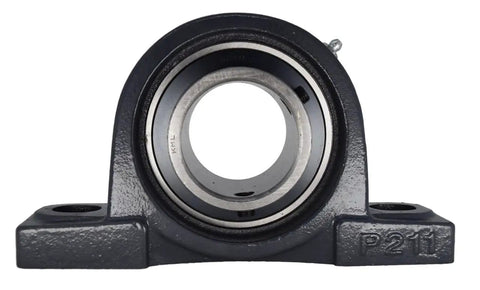 Front view of Two To Three Sixteenths Inch Pillow Block Bearing Set Screws NP35 P2BSC203 UCP21135 56A1020
