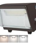 150W LED Wall Pack Light With Photocell Dusk To Dawn Outdoor Security Lighting Exterior Wall Mount IP65 5000K 120LMW