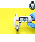 Caliper measuring the 6905 Hybrid Ceramic Bearing 25X42X9MM ABEC-1 Si3N4 Steel Rings for bike components.