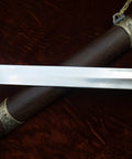 Tai Chi Training Sword With Dope Stainless Steel Flexible Blade 28 Inch Blade 39 Inch Overall Hand Made Heat Tempered Longquan Style