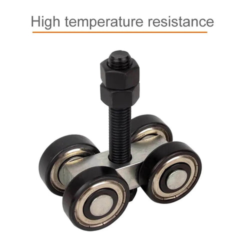 Beefed Up Heavy Duty Sliding Door Hanging Wheel For Industrial And Warehouse Use Orbital Track Bearing Up To 450Kg Smooth Pulley