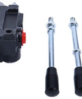 Three Spool Hydraulic Directional Control Valve with Joystick for Heavy Duty Industrial Equipment, components visible