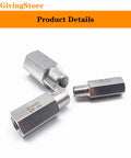 1/4 in NPT female-to-male stainless steel check valve (304SS), one-way valve for water, oil or gas.