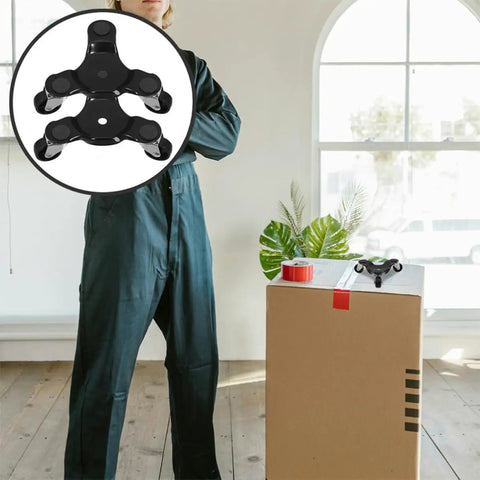 Heavy Duty Furniture Movers Dolly With Durable Plastic Wheels Four Piece Set For Moving Heavy Cabinets And Appliances In Offices And Warehouses Sturdy Carbon Steel Frame For Easy Safe Relocation used to move a boxed appliance