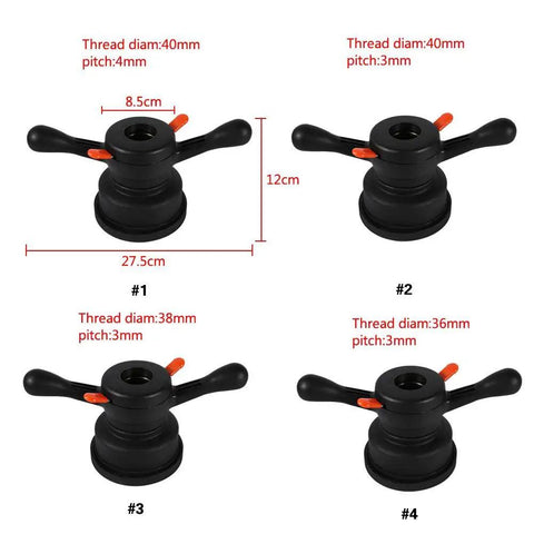 Pro Level Quick Release Wing Nut For Wheel Balancer And Tire Changer Tools 36 38 40 Mm with measurements and details