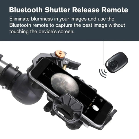 NexYZ DX Universal Smartphone Adapter For Telescopes, Binoculars And Spotting Scopes, 3 Axis Precision Alignment with Bluetooth remote