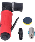 15000 RPM Air Die Grinder With Built In Muffler And Red Protective Sheath, Compact Pneumatic Spot Mill For Rust Removal And Deburring, Zinc Alloy Construction With Low Vibration, Pro Shop Tool That Busts Rust Fast and accessories.