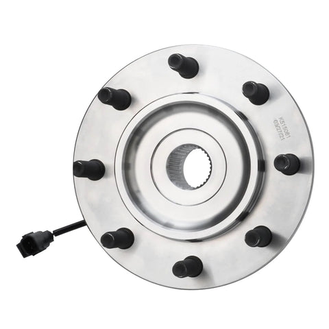 4WD Front Wheel Bearing Hubs For Dodge Ram 2500 3500 2003 2004 2005 Replacement Wheel Bearing And Hubs Assembly Set 2 Pack With Front ABS 8 Bolt Square Flange Hubs