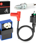 Beefed Up CDI Box Igniter And Ignition Coil Spark Plug Kit For Foreman 400 TRX400FW 4x4 1995 1996 1997 2003 OEM Parts