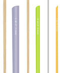 Front view of YEQIN Quick Turn Fabric Set, 3-piece tube turners for sewing in assorted sizes (wood, plastic, metal).