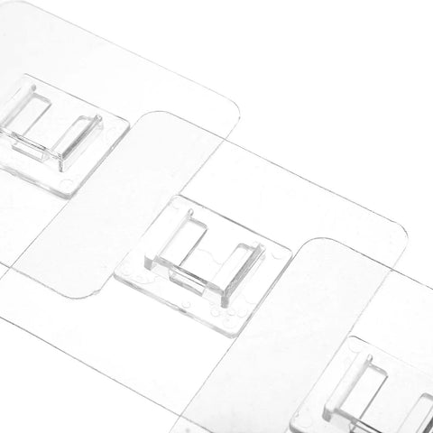 Easy Install 30 Pack Adhesive Furniture Anti Tip Wall Anchors Kit For Home Safety Self Drilling Drywall Anchors Cabinet And Drawer Security Straps Strong Durable Wall Safe Furniture Stabilizers clear adhesive wall anchors with plastic bases
