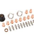 Ipt40 Electrode And Nozzle Set For Cut 55DS Pro And Cut 65DS Plasma Cutters with brass, zinc alloy, stainless steel consumables kit