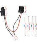 VCM Disable Kit with Plug and Play Harness for 3.5L V6 Engines, Four Resistor Options from 68 Ohm to 120 Ohm, Reversible Installation