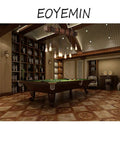 10 Light Rustic Wood Chandelier Pendant Light with Adjustable Suspension Chain in an industrial farmhouse room setting.
