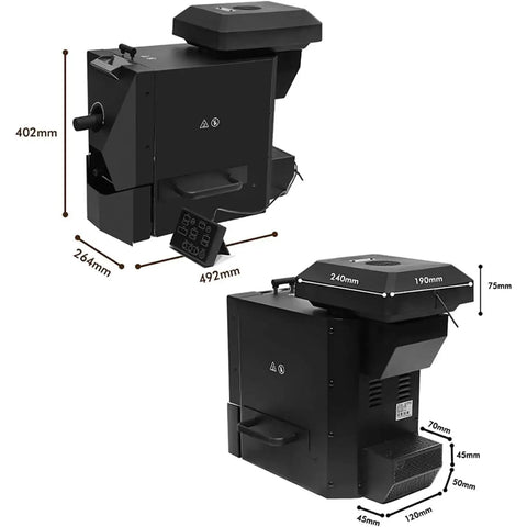 Kick Start Your Morning Vibe With This Electric Home Coffee Roaster featuring compact design and customizable settings.