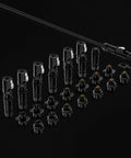 Array of 2 Pin M12 Waterproof Panel Mount Connector DC 12V For AV Systems IP68 Rated Plug And Socket in rugged PBT plastic material