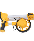Jeffergarden Digital Display Measuring Wheel with Accurate Distance, folded view showcasing its lightweight, durable plastic design.