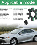 Applicable model chart for 2 Sets Damper Electric Power Steering Shaft Kit With Steering Coupler And Damper Spacer For C-HR Camry Prius, Steering Bushing Replacement With Beefed-Up Nylon Construction For A Smooth Quiet Ride Plug And Play OEM 4525428040 4525328130