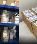 Stacked boxes on shelves of Positioning Unit FP2 PP21 Compatible Single Unit for Industrial Automation and Precise Motion Control.