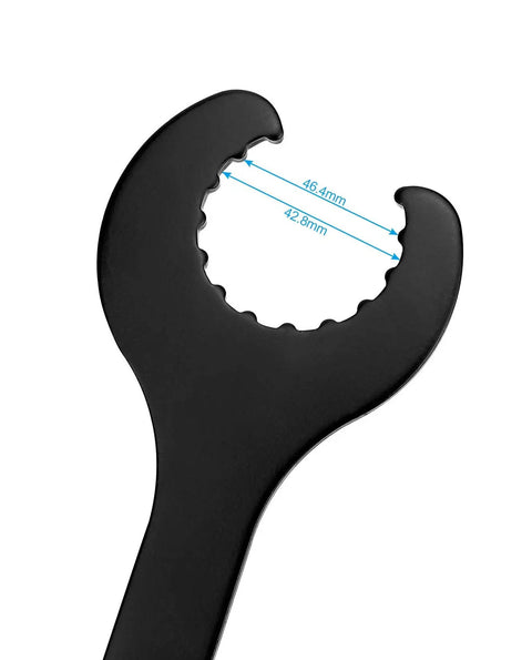 Bottom Bracket Wrench For Hollowtech II External Cup BB 2 In 1 Crank Removal Tool For Cap And Cup Durable Forged Steel With Plastic Cap