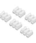 200 Pack Quick Connector Cable Clamps Terminal Block Wire Press Springs For Electric Motors And Electrical Projects, Easy 3 Step Assembly