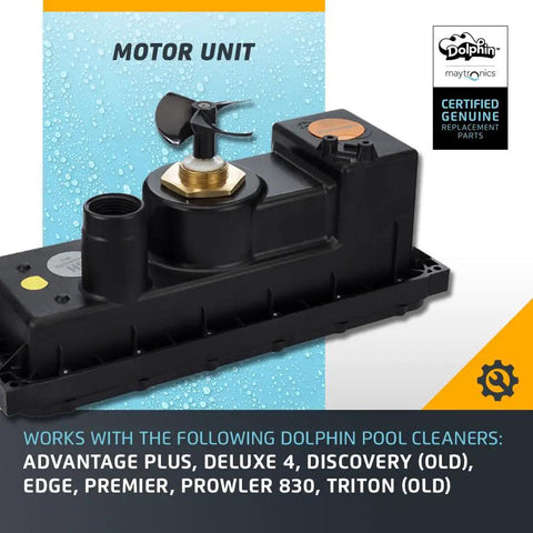 Replacement Motor Unit For Robotic Pool Cleaner 9995372RD EX Genuine Part Black Easy Install Long Lasting High Performance
